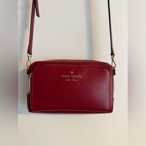 Kate Spade red crossbody bag